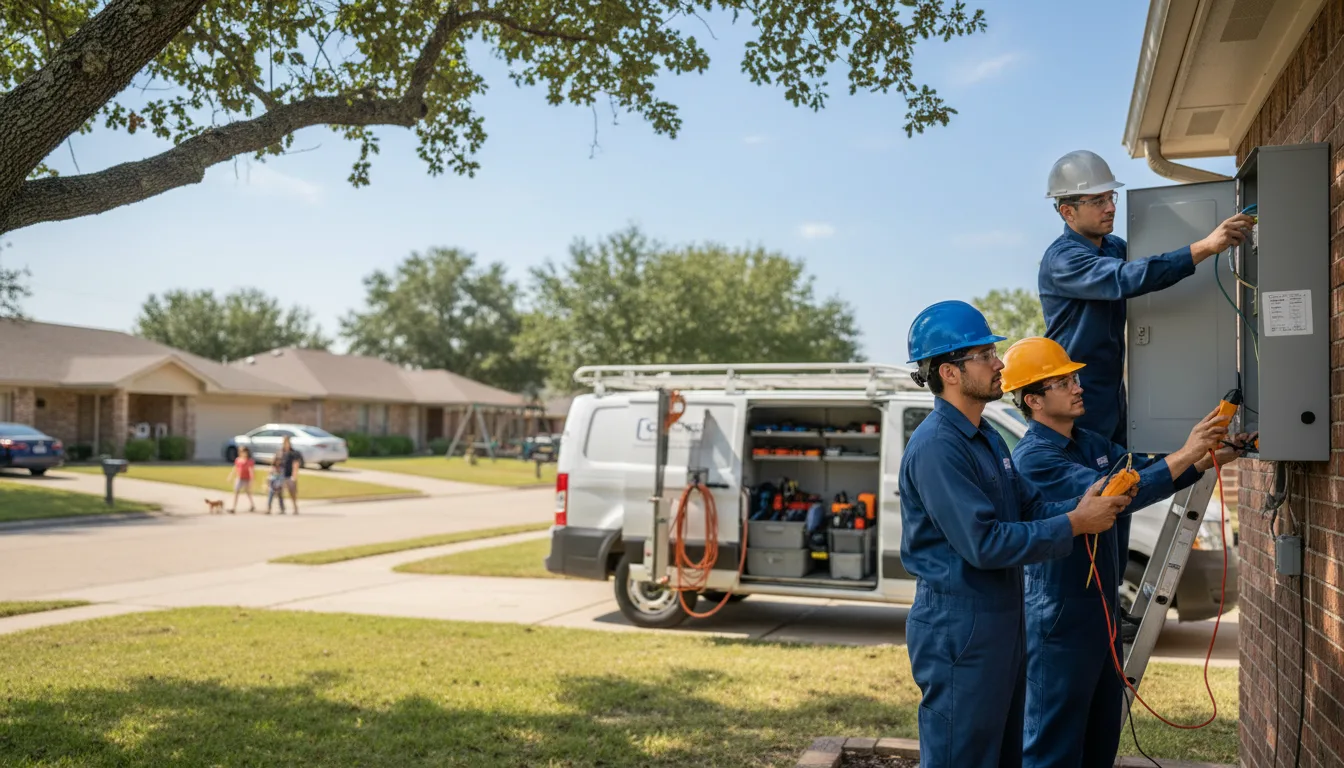 Certified electrician providing emergency electrical services in Hornbeak, TN